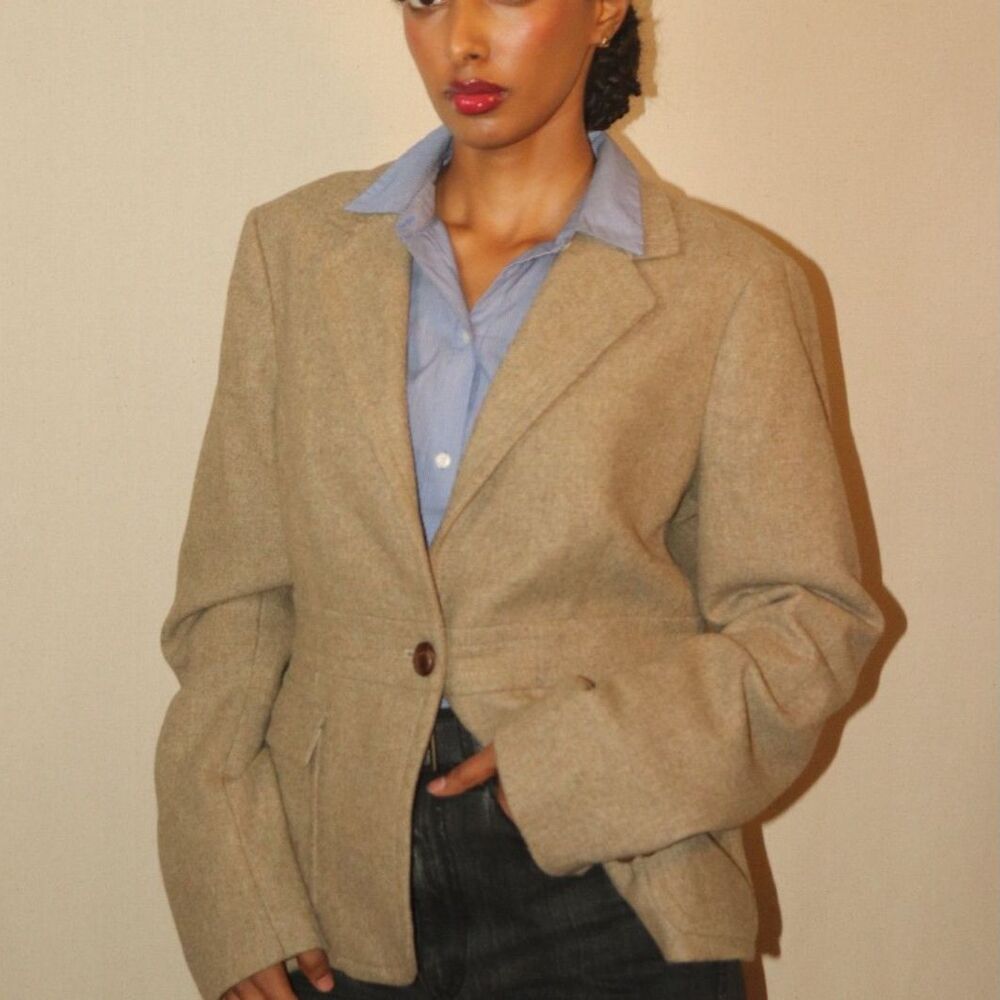 J.Crew Wool Blazer Oatmeal Beige